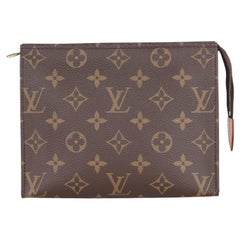 LOUIS VUITTON Neceser Monograma 19 Marrón