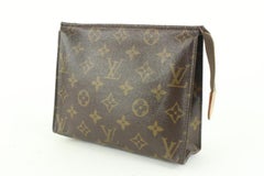 Louis Vuitton Monogram Toiletry Pouch 19 Cosmetic Case Poche Toilette 16lv27