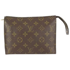 Vintage Louis Vuitton Monogram Toiletry Pouch 19 Poche Toilette 916lv86