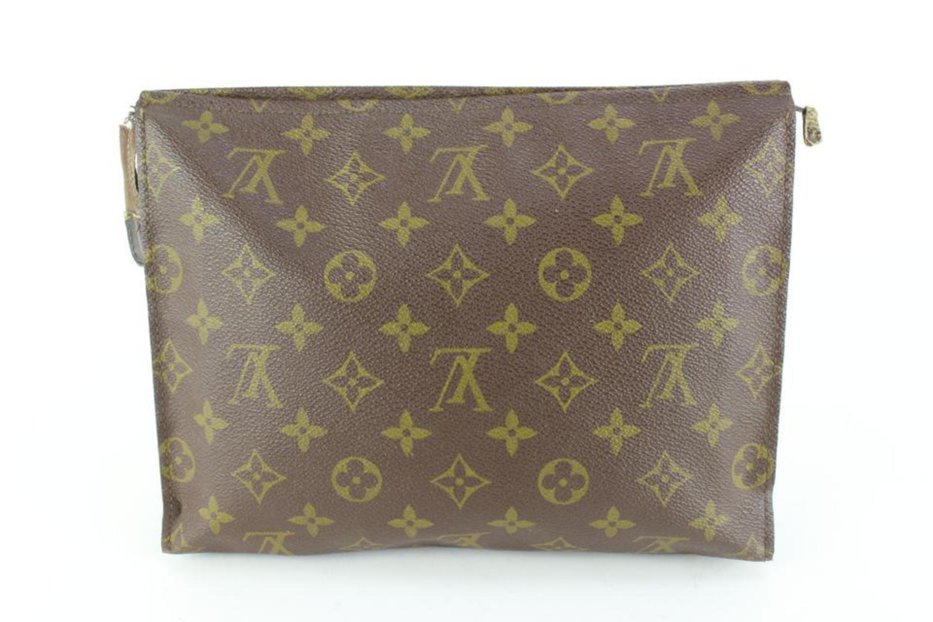 Louis Vuitton - Pochette de toilette monogrammée 26 - 38lk510s en vente 2