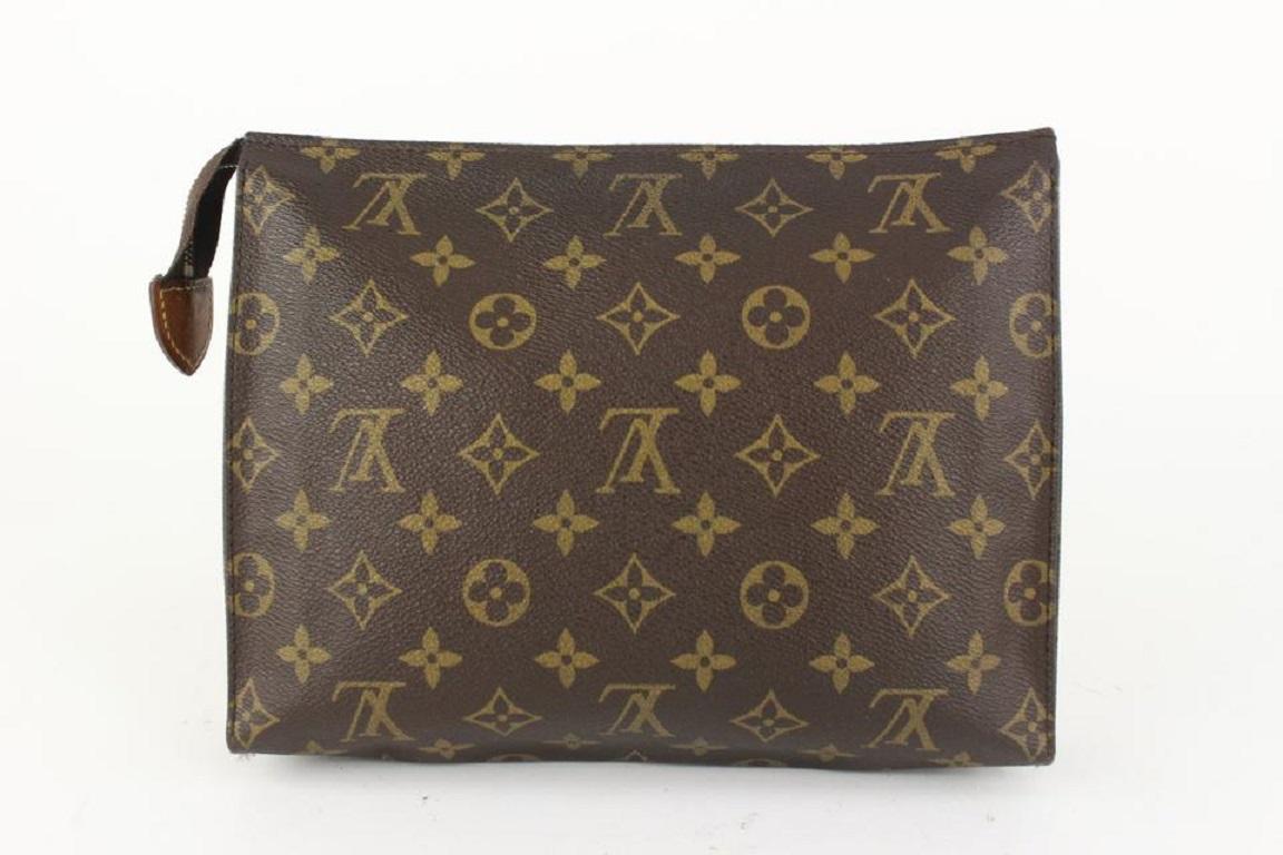 Women's Louis Vuitton Monogram Toiletry Pouch 26 Poche Toilette 99lv67