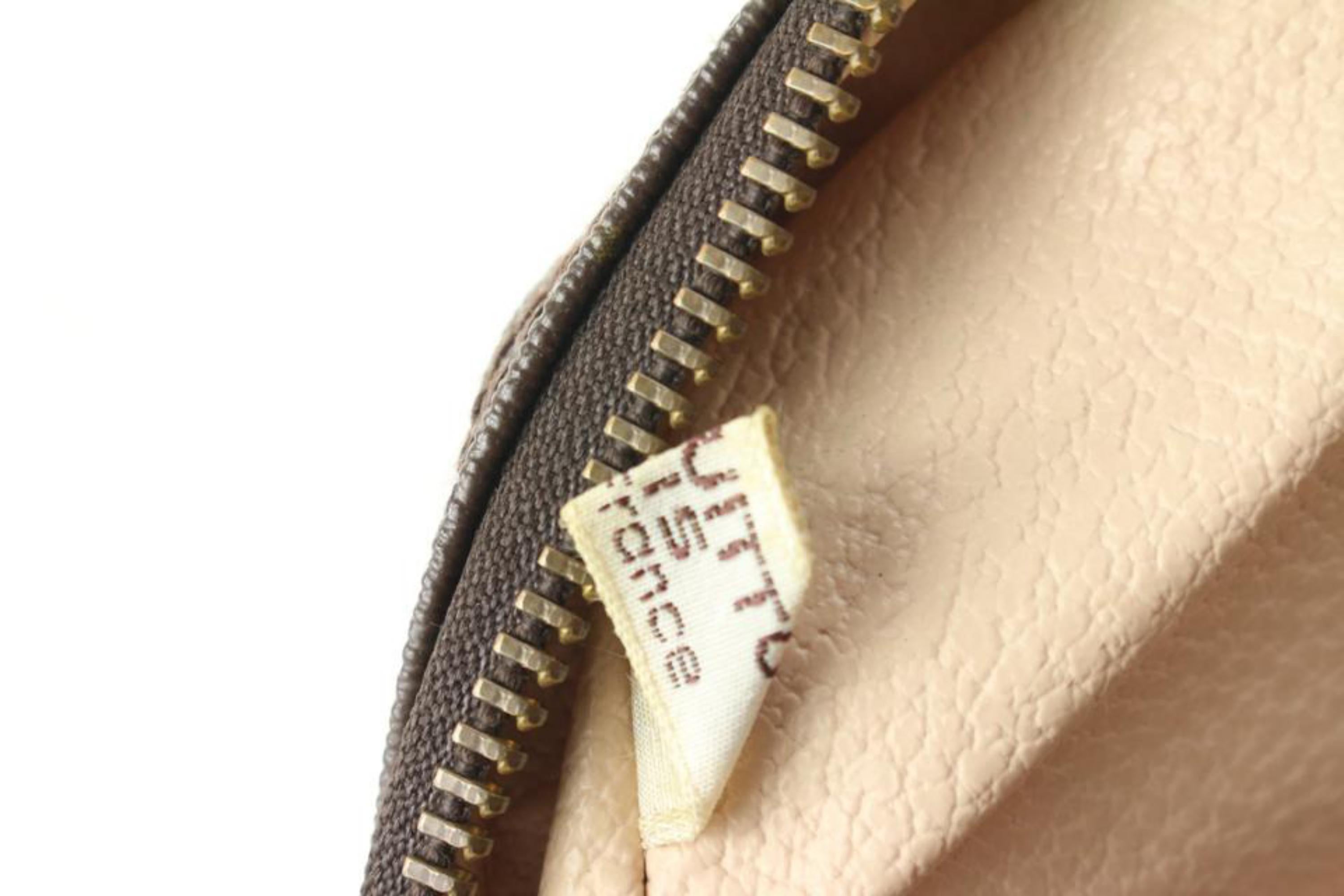 Louis Vuitton Monogram Toiletry Pouch 28 Unisex Travel Make Up Bag 69lk726s For Sale 4