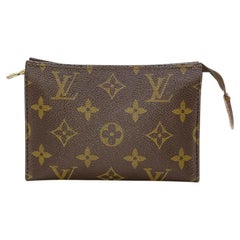 Used Louis Vuitton Monogram Toiltery Pouch 15 Cosmetic Case 863501