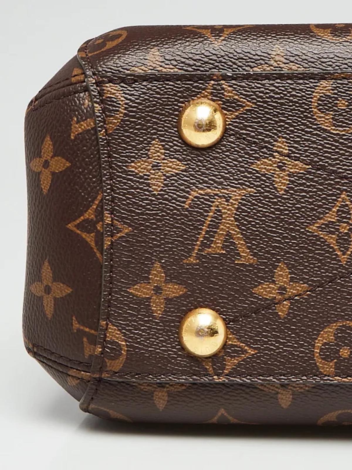 Louis Vuitton Monogram Top Handle Montaigne BB Bag For Sale 1