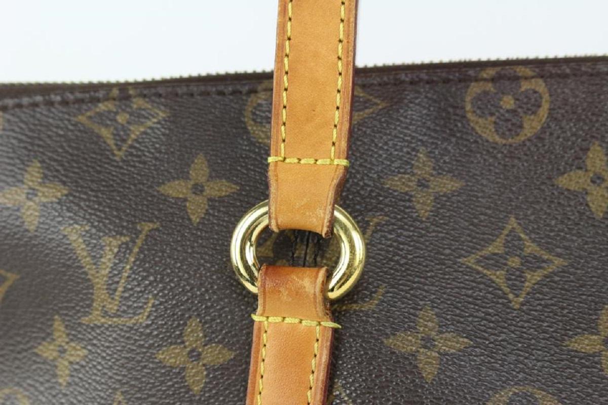 Louis Vuitton Monogram Totally MM Zip Tote Bag 1025lv16 3
