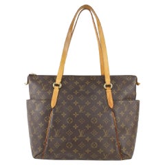Louis Vuitton Monogram Totally MM Zip Tote Bag 1025lv16