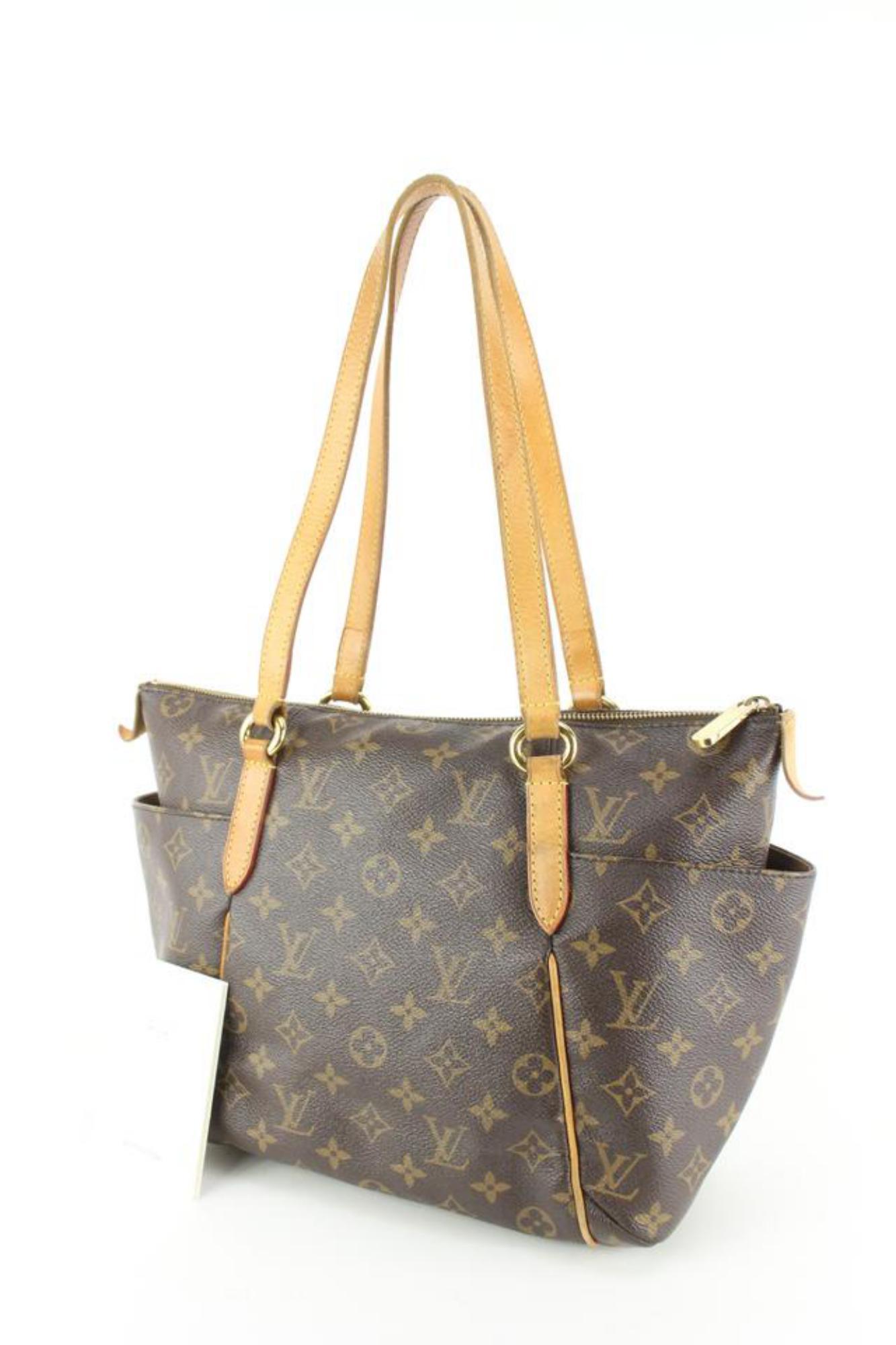 Louis Vuitton Monogram Totally Zip Tote Umhängetasche 89lz56s 7