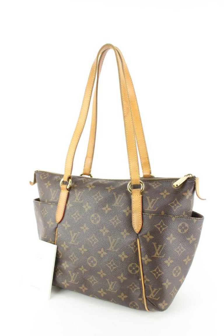 Louis Vuitton Monogram Totally Zip Tote Shoulder Bag 89lz56s For