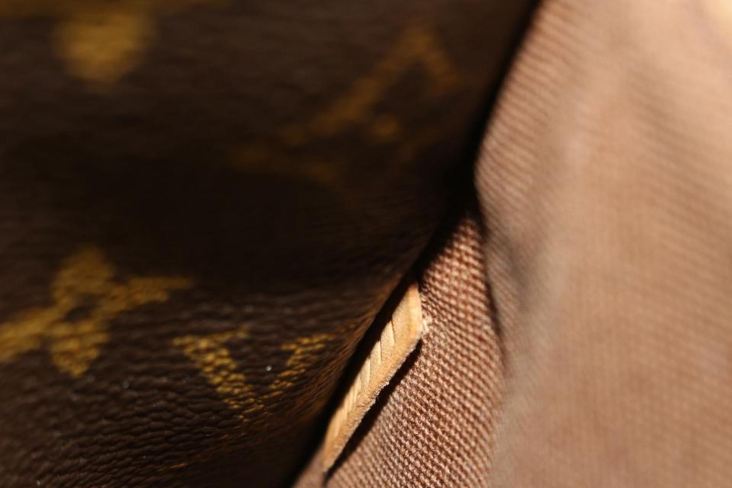 Louis Vuitton Monogram Totally Zip Tote Umhängetasche 89lz56s Herren