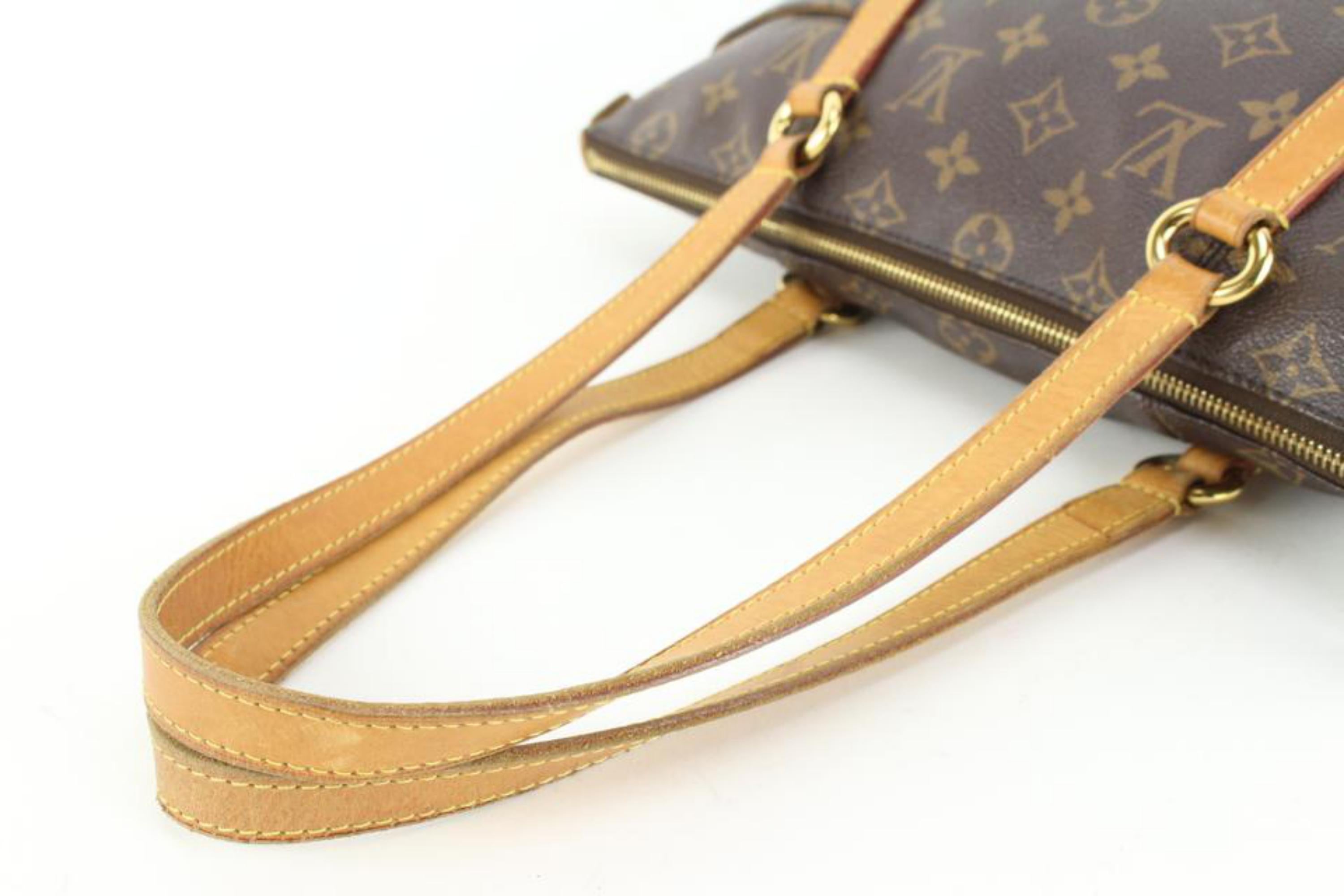Gray Louis Vuitton Monogram Totally Zip Tote Shoulder Bag 89lz56s
