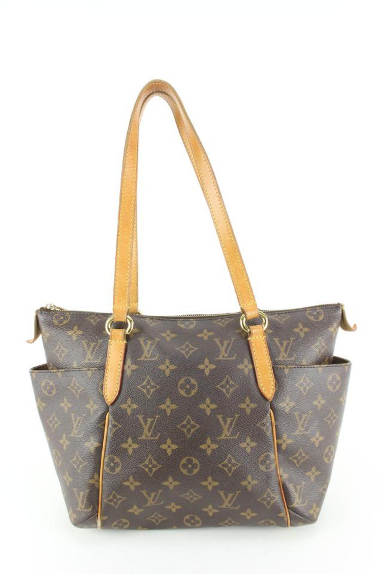 Louis Vuitton Monogram Totally Zip Tote Shoulder Bag 89lz56s In Good Condition In Dix hills, NY