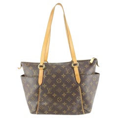 Louis Vuitton Monogram Totally Zip Tote Shoulder Bag 89lz56s
