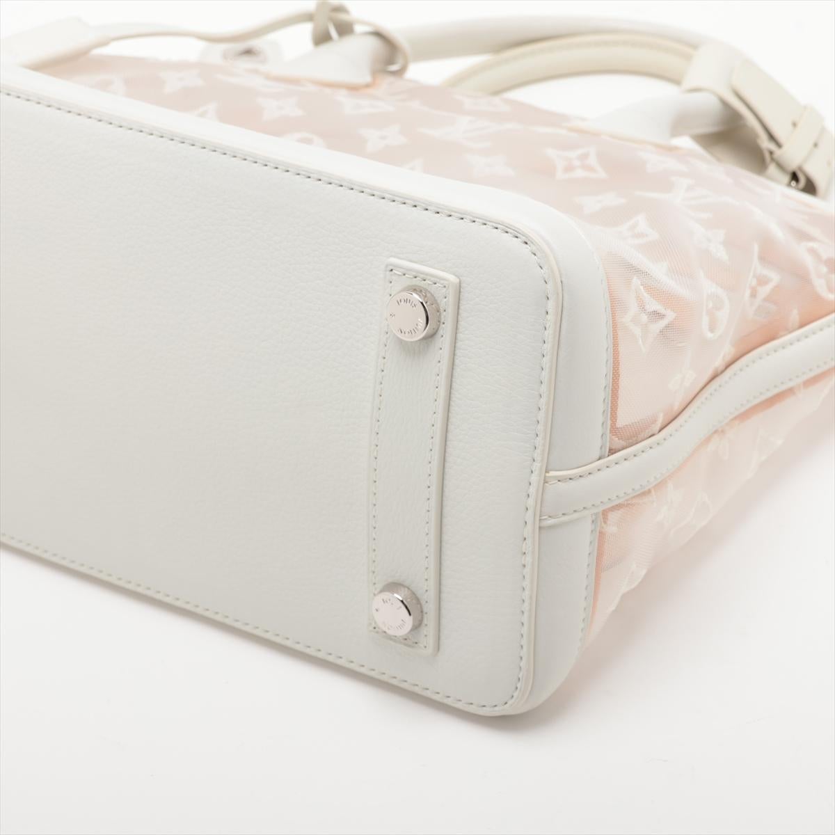 Louis Vuitton Monogram Transparent Mesh  Whiting White Bon état à Humacao, PR