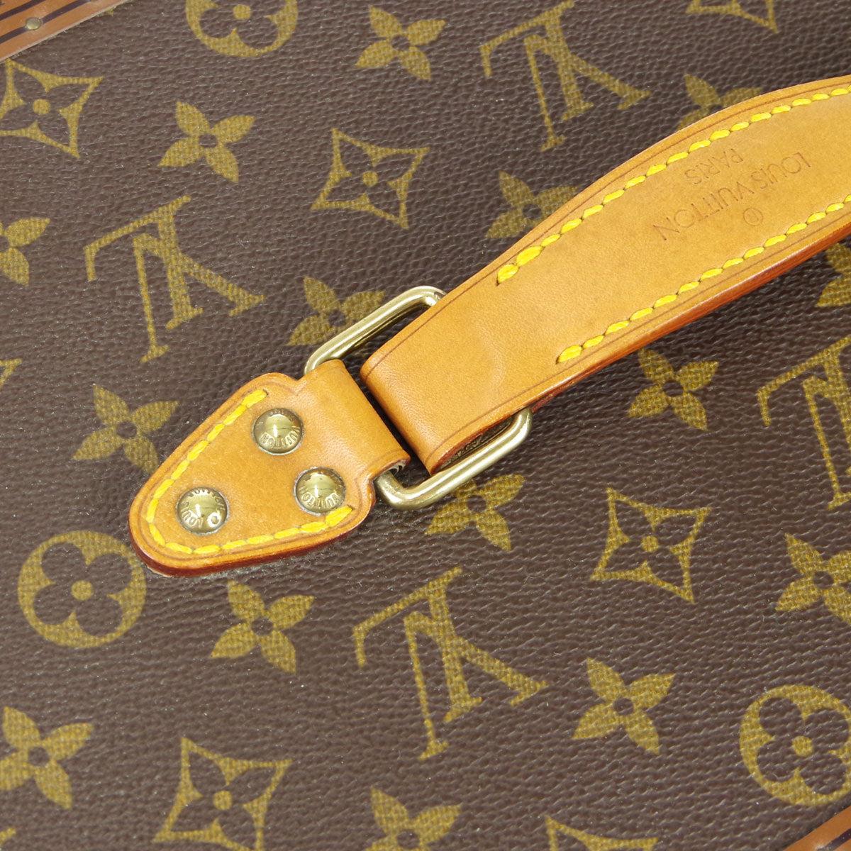 Brown Louis Vuitton Monogram Travel Tolietry Carryon Men's Women's Trunk Case For Sale