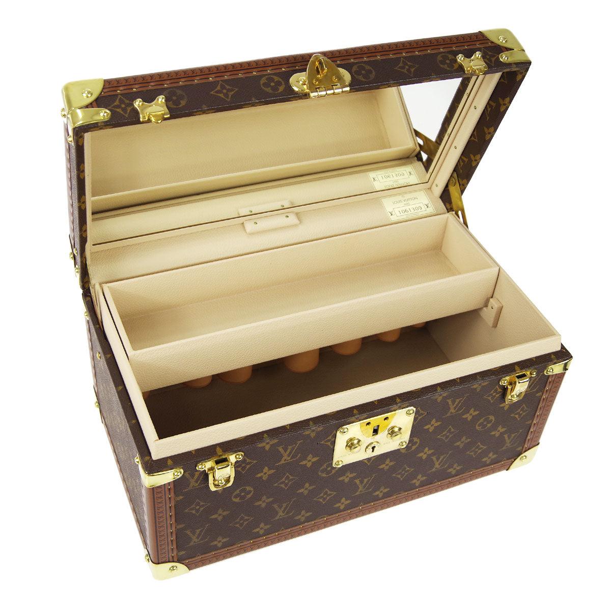 Louis Vuitton Monogram Travel Tolietry Carryon Men's Women's Trunk Case For Sale 1