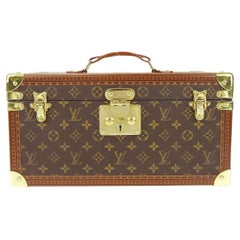 Used Louis Vuitton Monogram Travel Tolietry Carryon Men's Women's Trunk Case