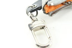 Louis Vuitton Monogram Triangle Titanium Key Chain Bag Charm 9LV0501