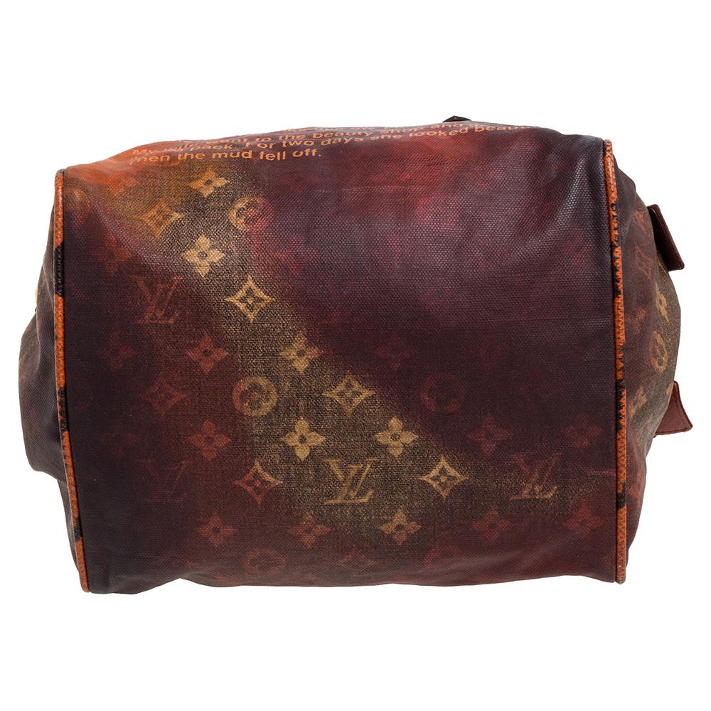Louis Vuitton Monogram Trim Limited Edition Richard Prince Mancrazy Jokes Bag In Good Condition In Dubai, Al Qouz 2