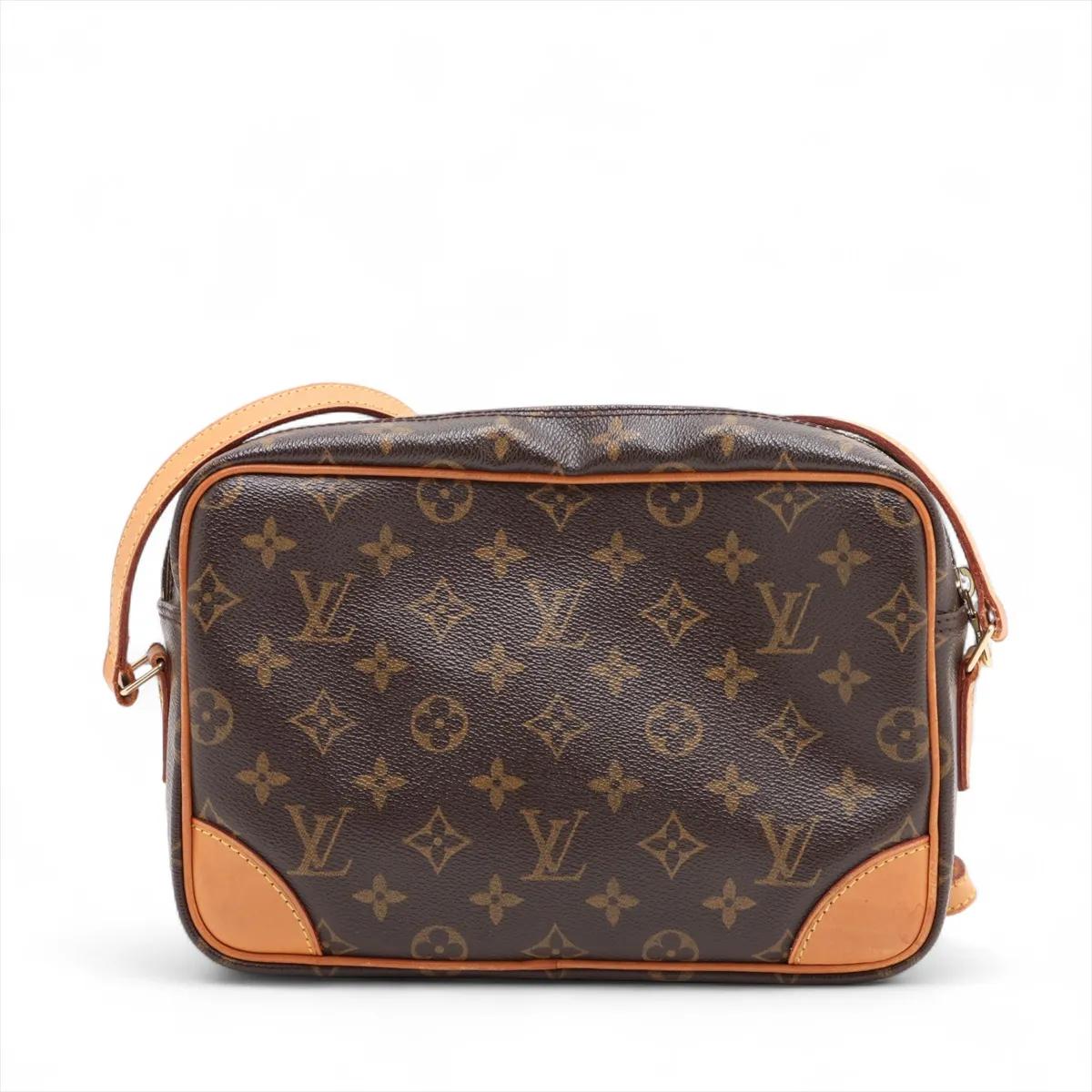 Marrone Louis Vuitton Monogram Trocadero 27 in vendita