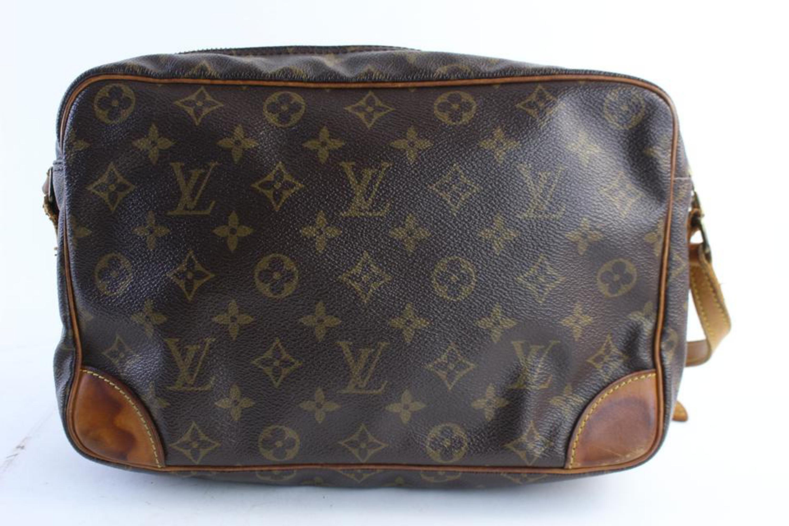 Louis Vuitton Monogram Trocadero 28 2lz0626 Brown Coated Canvas Cross Body Bag For Sale 1