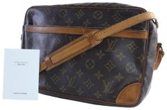 Louis Vuitton Monogram Trocadero 28 2lz0626 Brown Coated Canvas Cross Body Bag