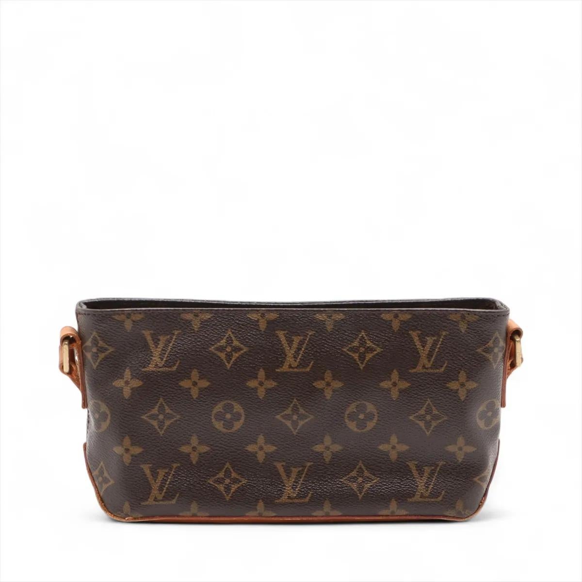 Louis Vuitton Monogram Trotteur Shoulder Bag (Braun) im Angebot