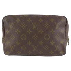 Louis Vuitton Monogram Trousse 23 Toiletry Pouch Cosmetic Case 4LZ1209