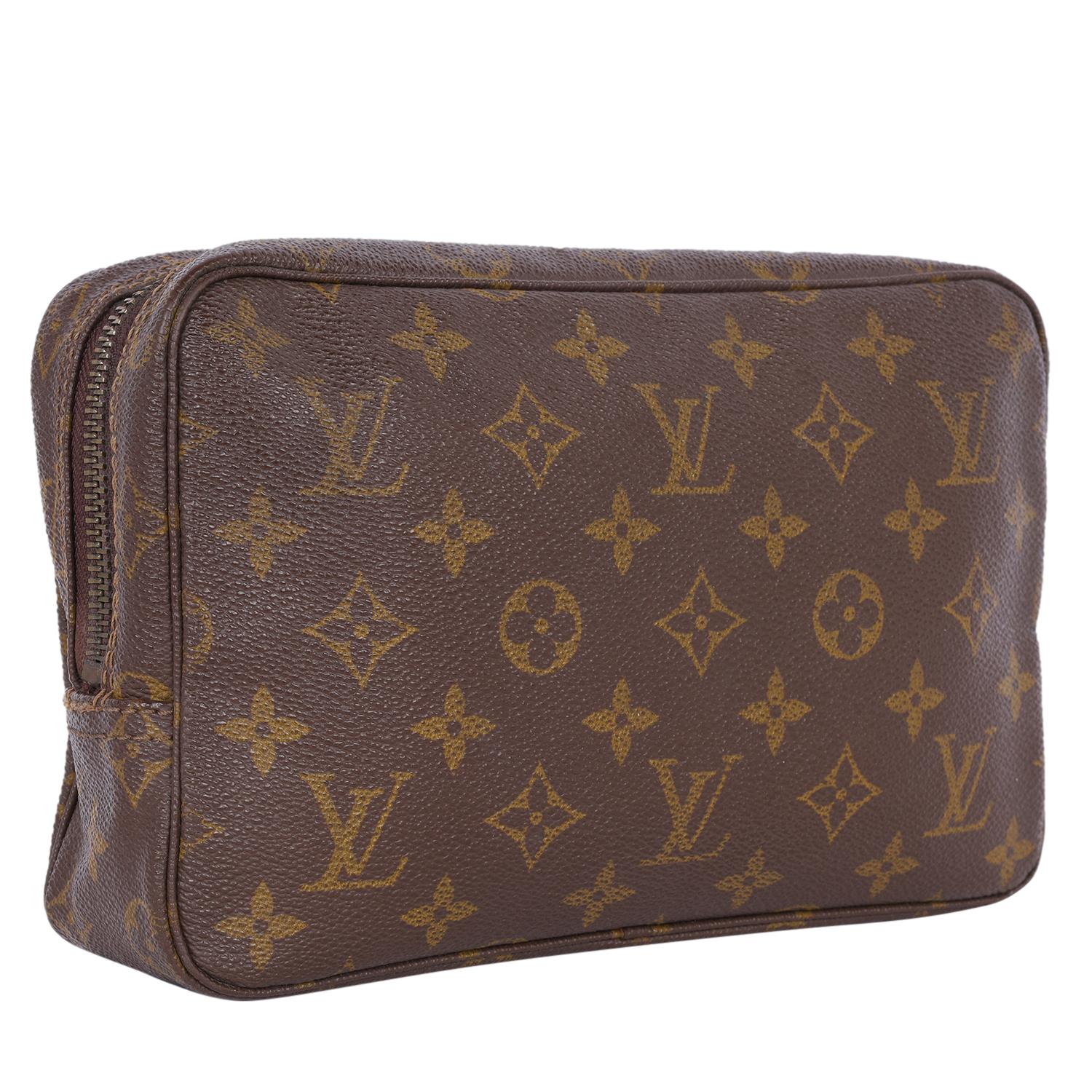 Louis Vuitton Monogram Trousse 23 Toilette Cosmetic Bag Brown 2