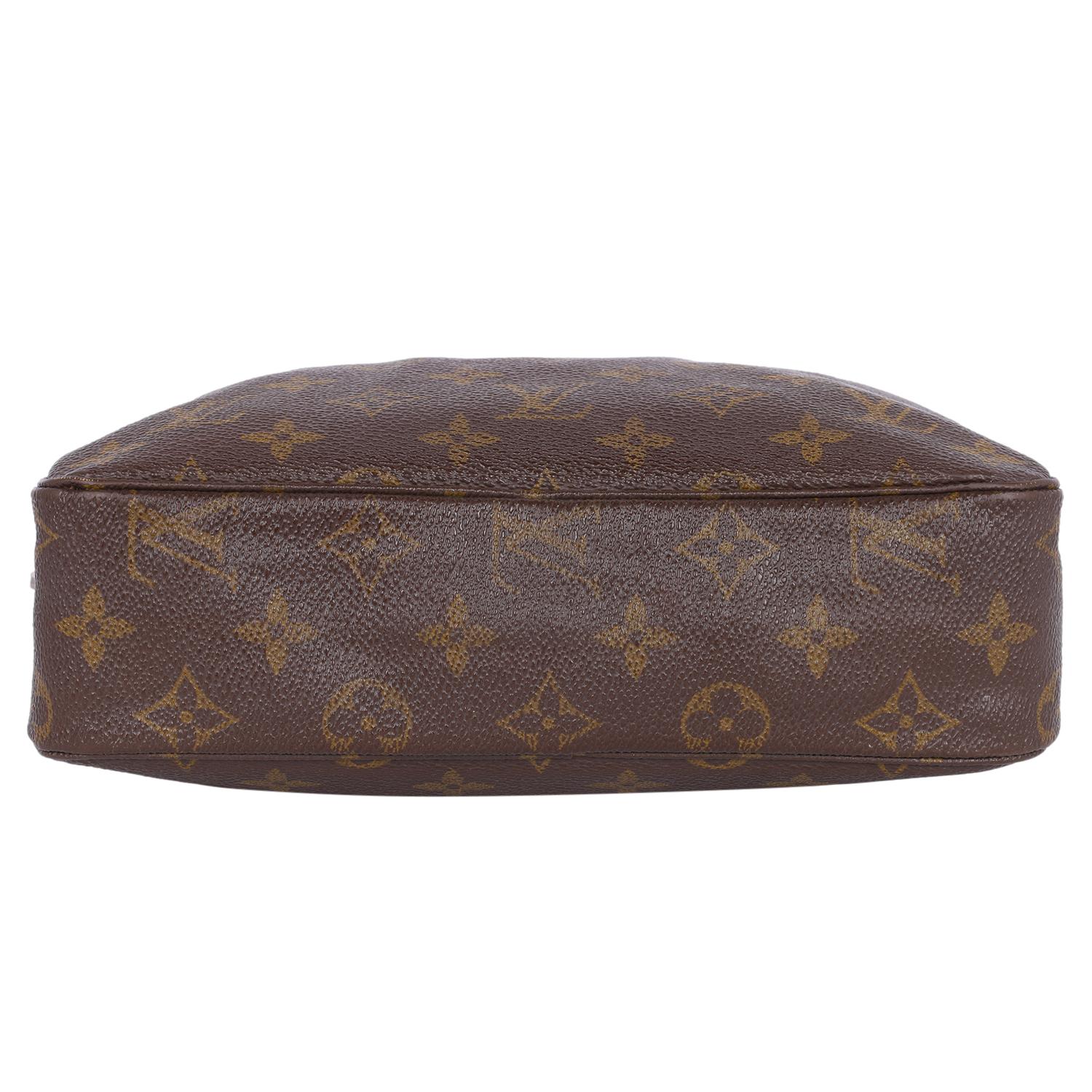 Louis Vuitton Monogram Trousse 23 Toilette Cosmetic Bag Brown 4