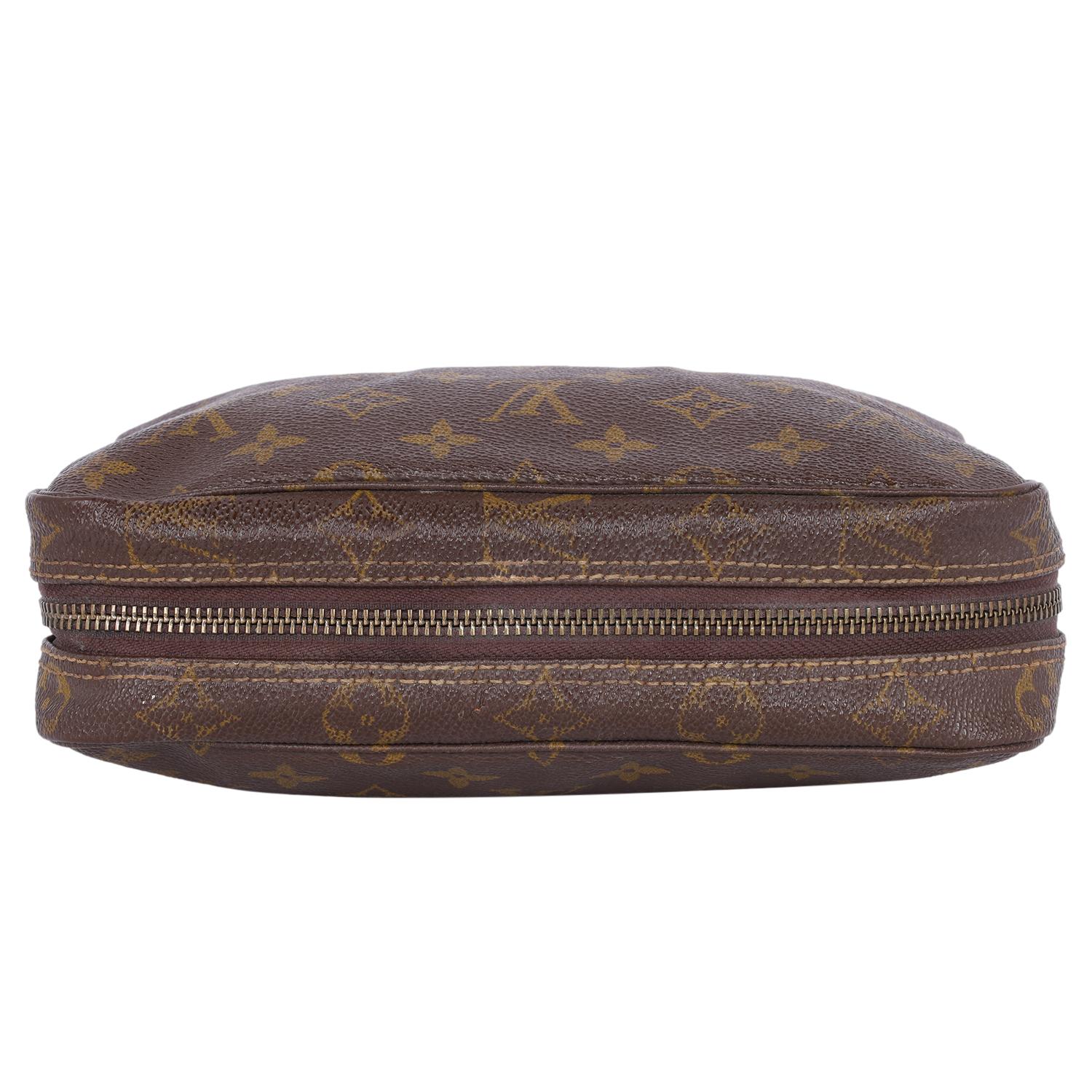 Louis Vuitton Monogram Trousse 23 Toilette Cosmetic Bag Brown 5