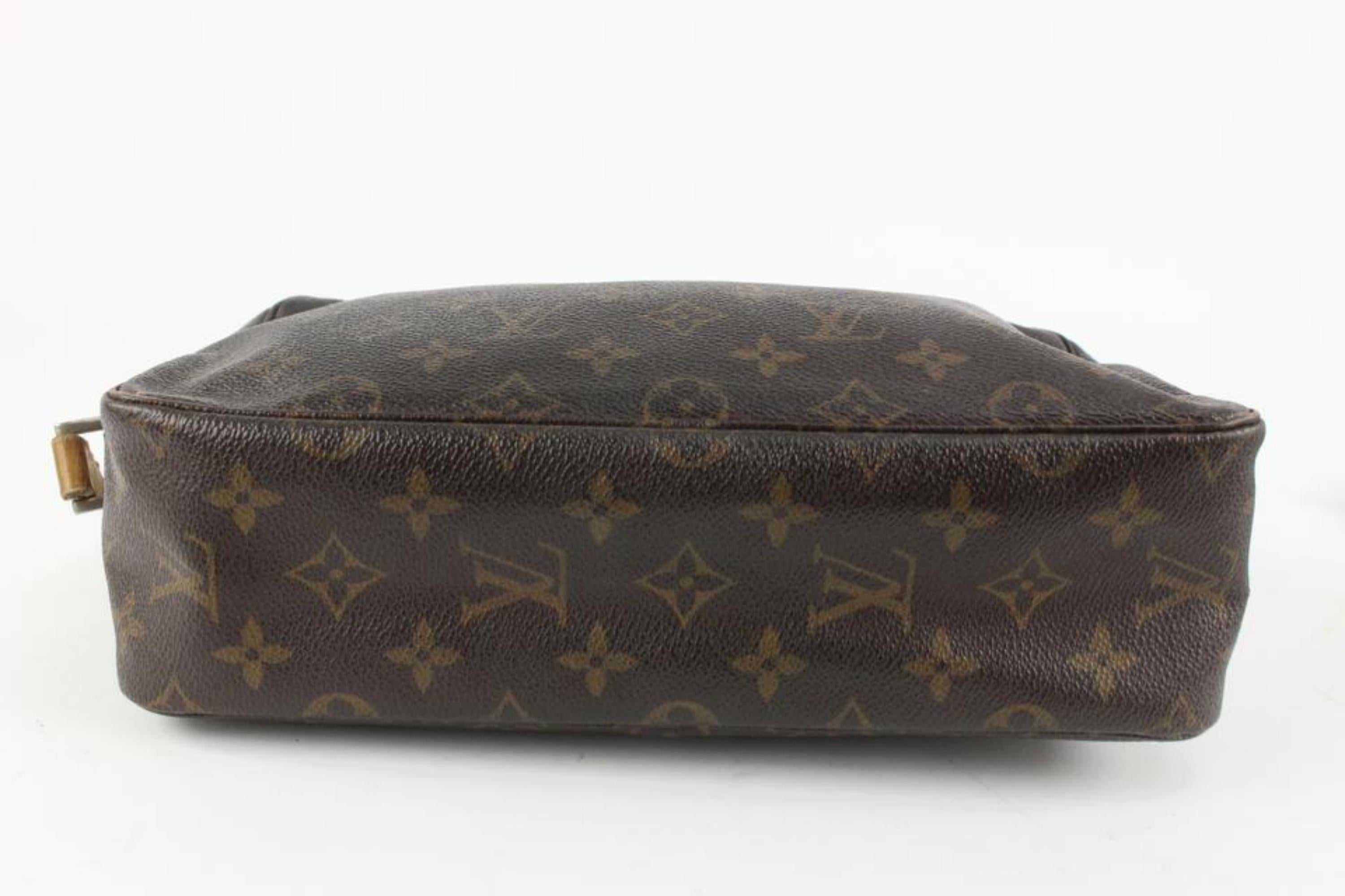 Louis Vuitton Monogram Trousse 28 Converted Crossbody Bag 1210lv44 For Sale 3