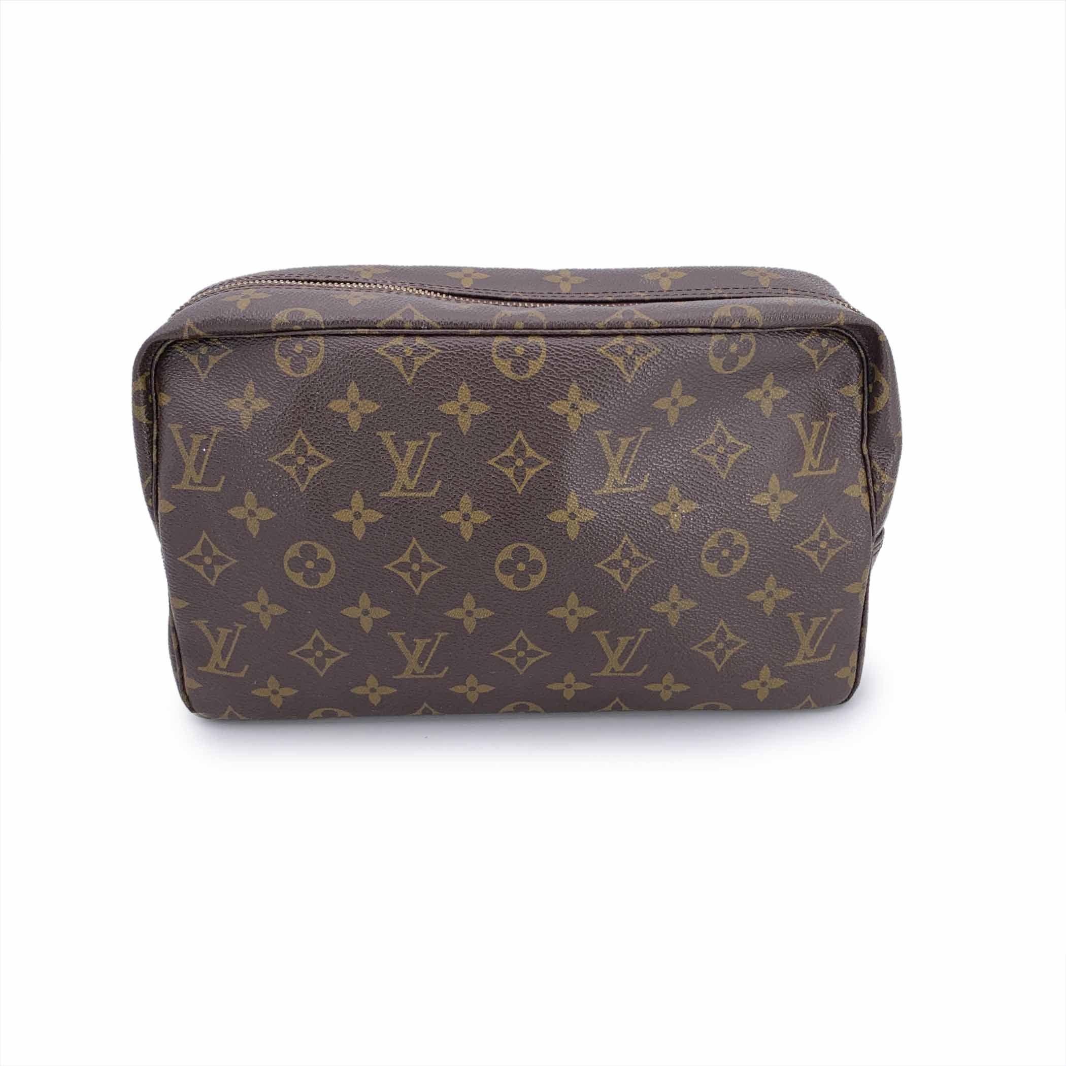 Black Louis Vuitton Monogram Trousse Toilette 28 Cosmetic Bag M47522