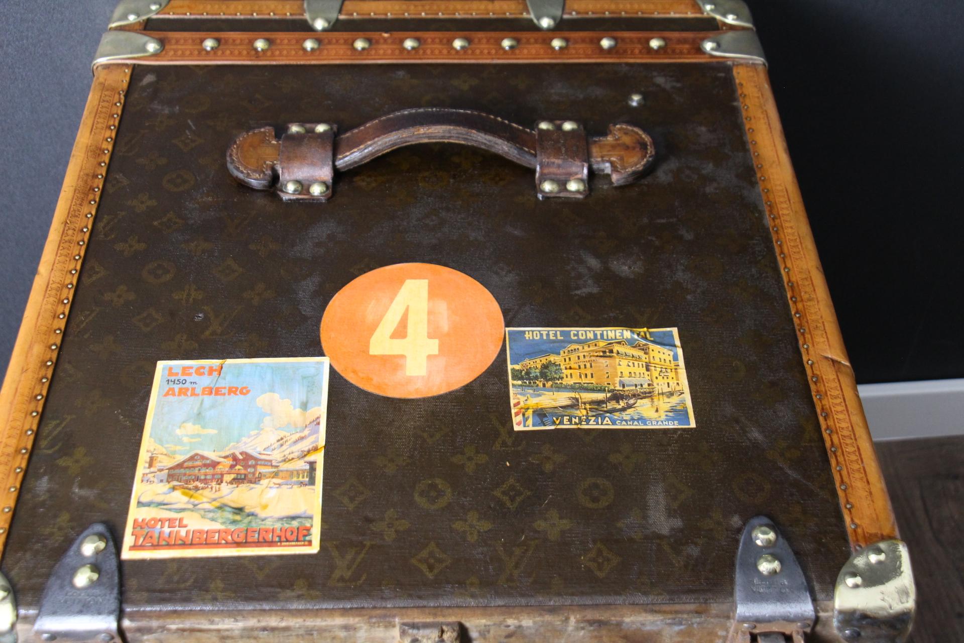 Baúl monograma Louis Vuitton, Baúl vapor de 60 cm Louis Vuitton, Baúl sombrerero LV 12