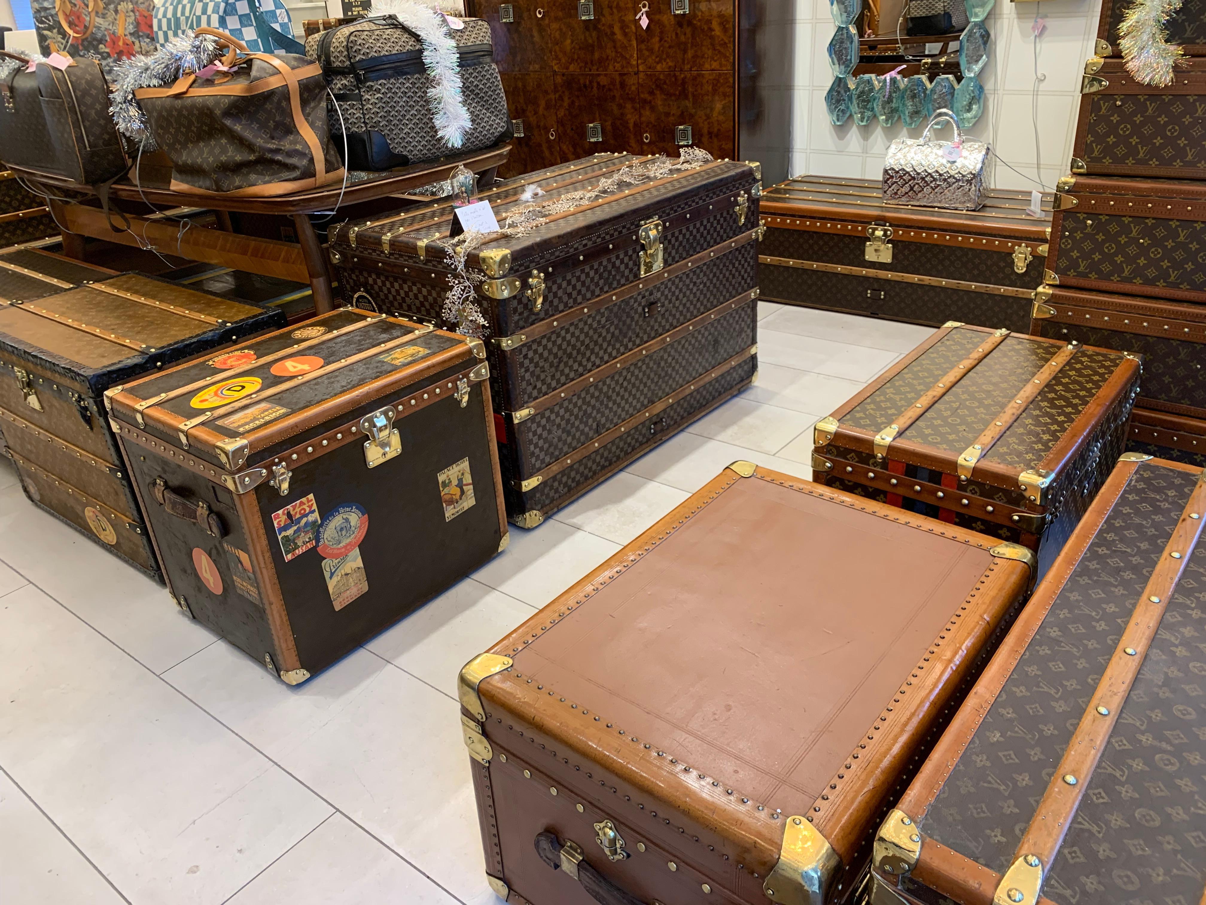Baúl monograma Louis Vuitton, Baúl vapor de 60 cm Louis Vuitton, Baúl sombrerero LV 14