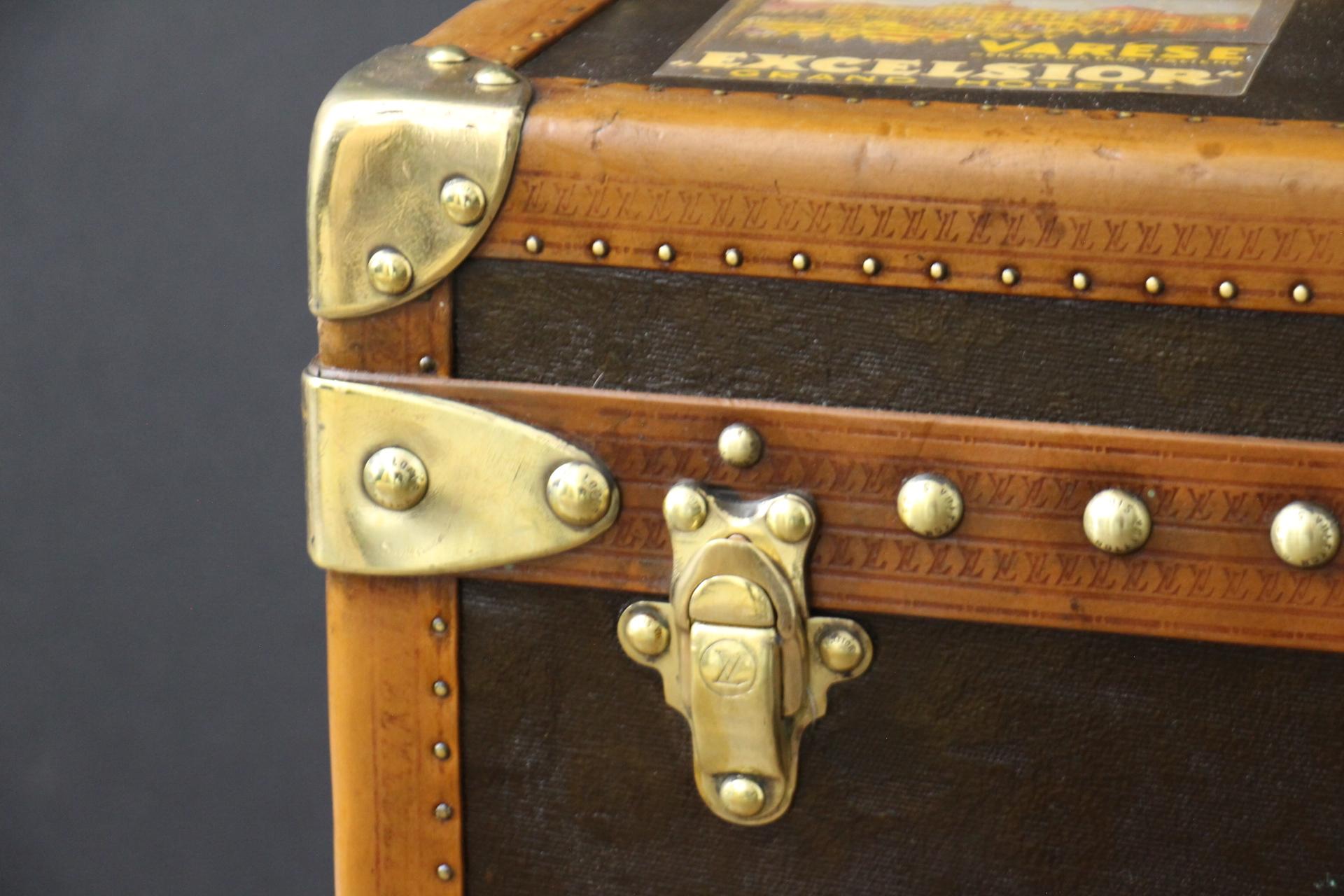 Baúl monograma Louis Vuitton, Baúl vapor de 60 cm Louis Vuitton, Baúl sombrerero LV en Bueno Estado en Saint-Ouen, FR