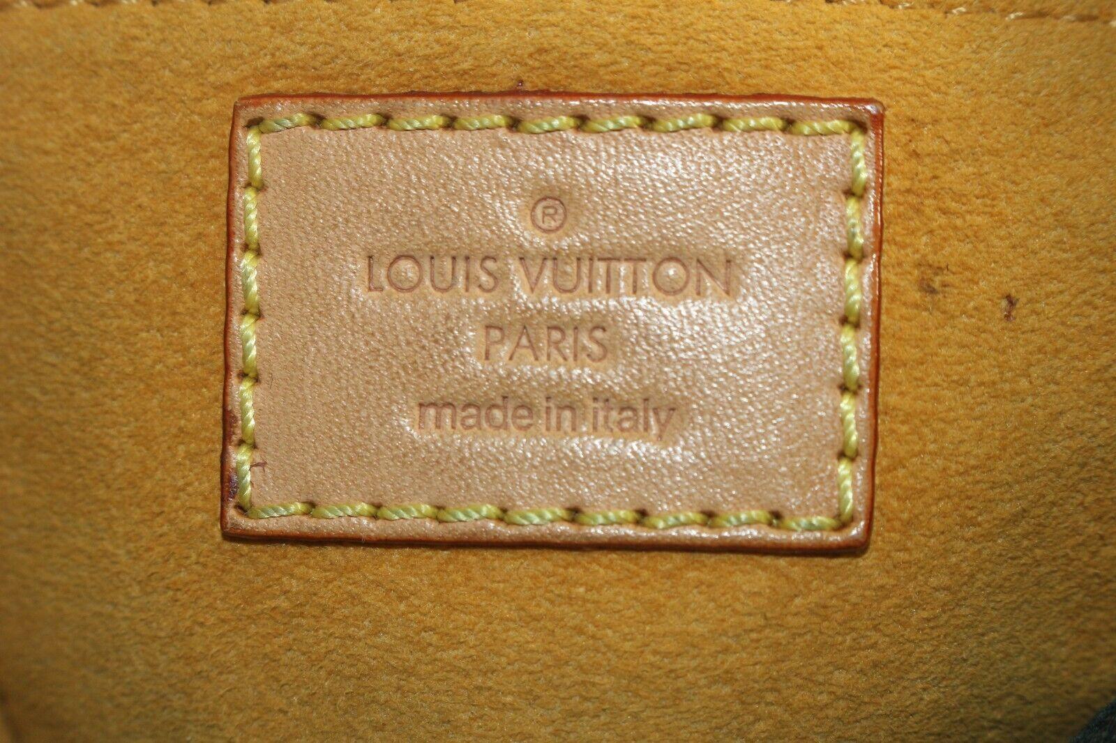 Louis Vuitton Monogram Trunk Denim Stripes Raye Pochette Trousse 1LV118K For Sale 7