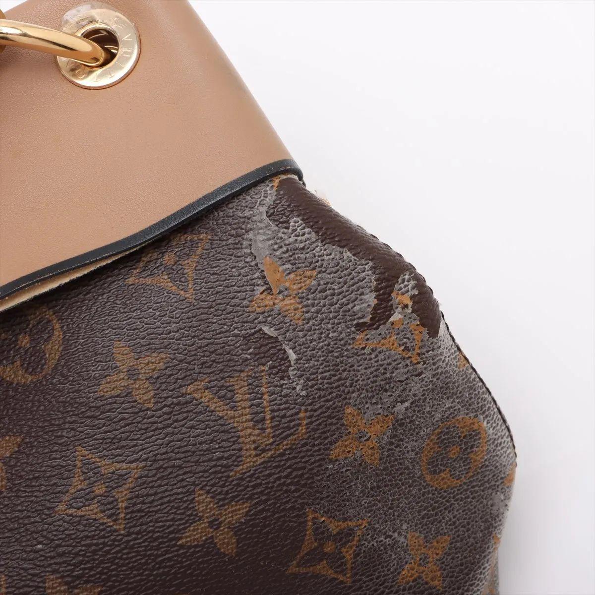 Louis Vuitton Monogram Tuileries Hobo Bag Brown For Sale 11