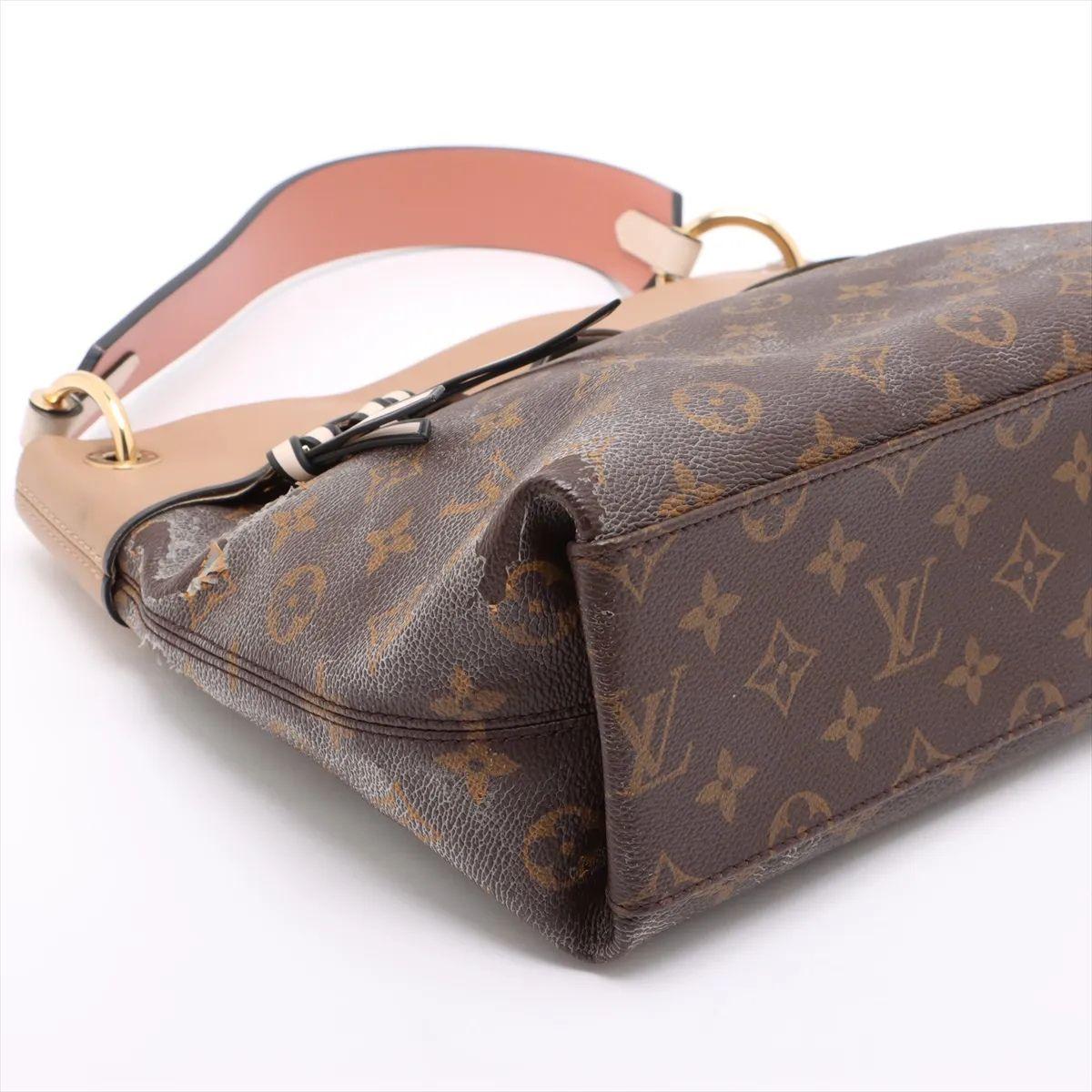 Louis Vuitton Monogram Tuileries Hobo Bag Brown For Sale 1