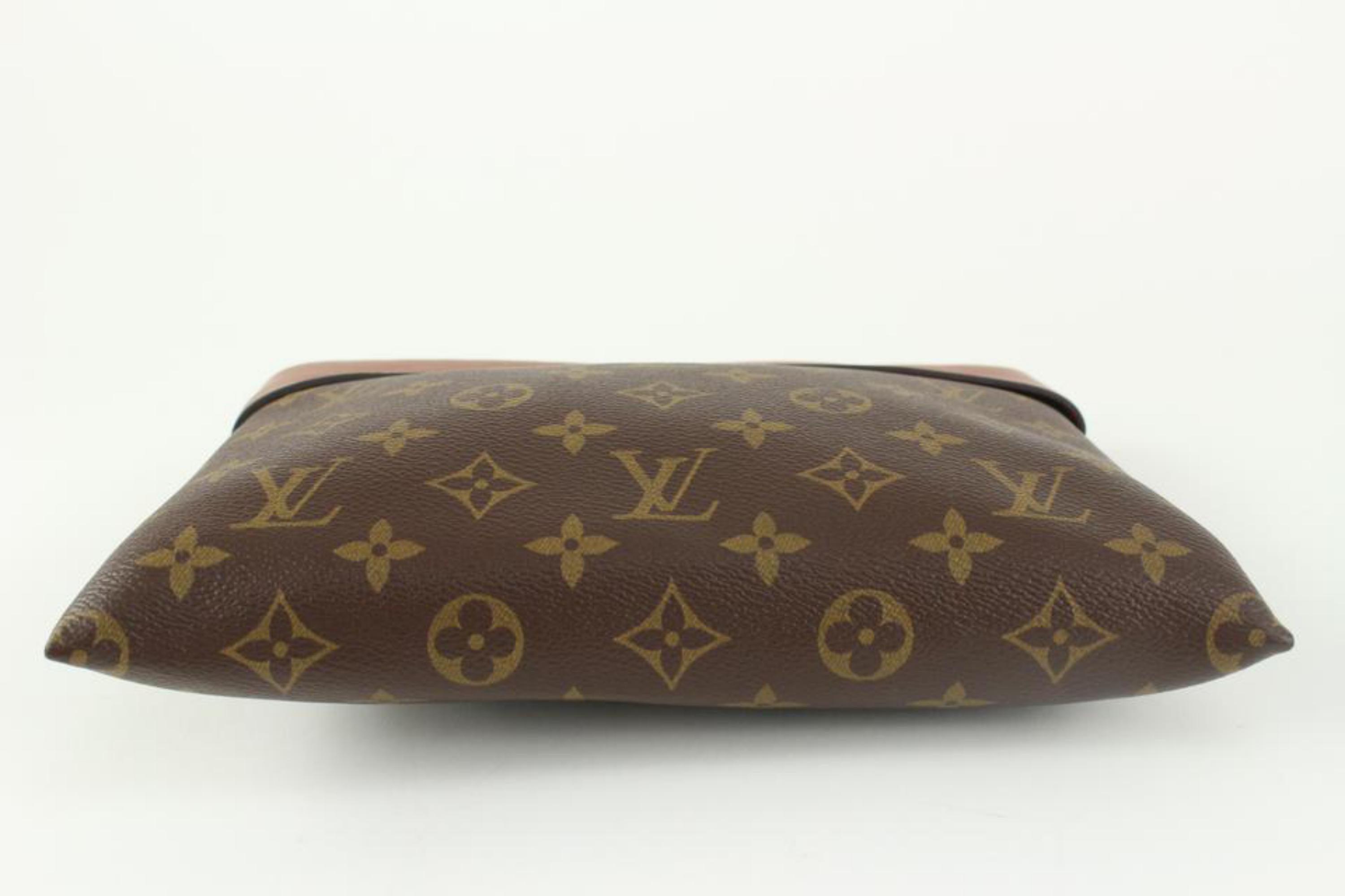 Louis Vuitton Monogram Tuileries Pochette Caramel Toiletry Clutch 1217lv11 4