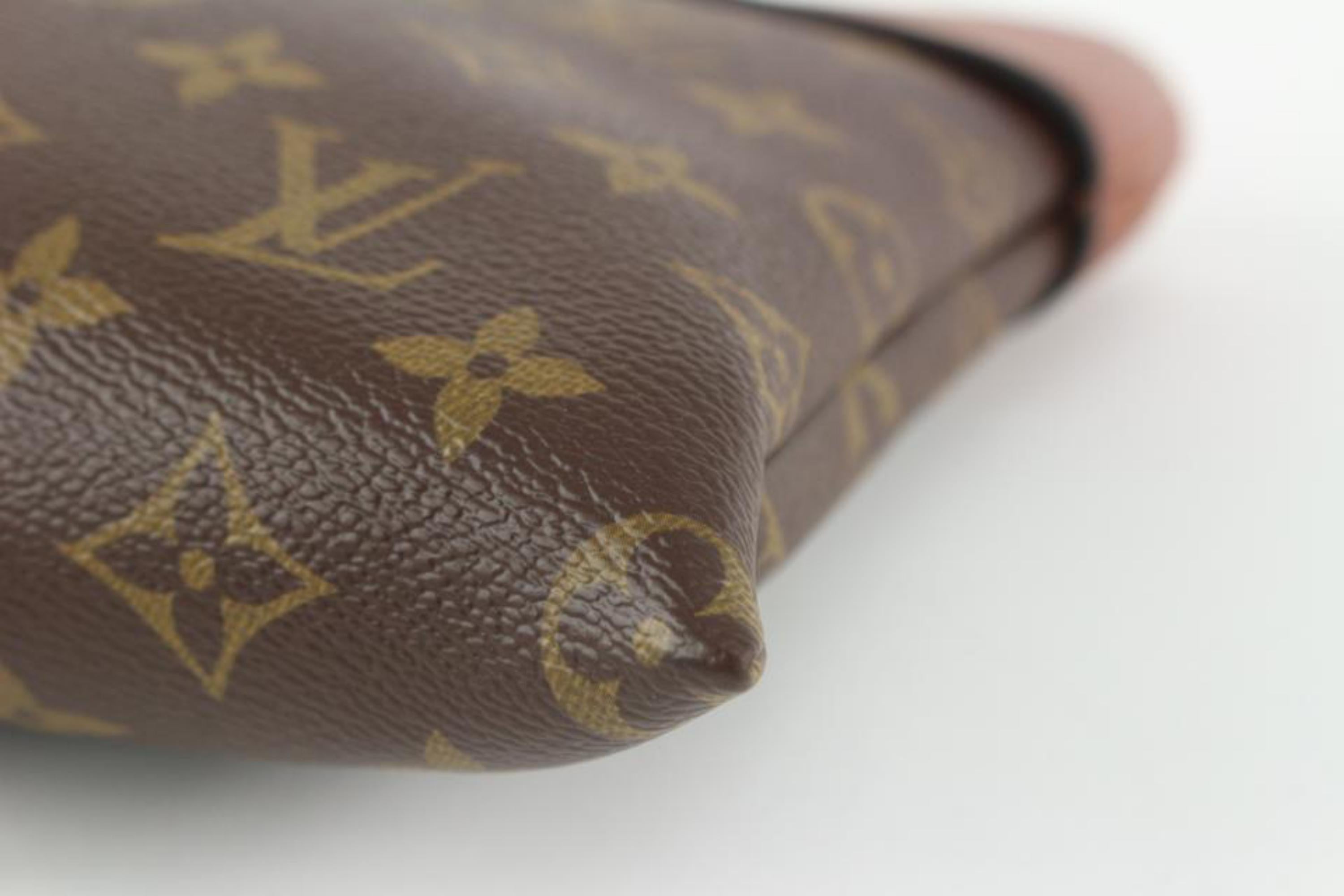 Louis Vuitton Monogram Tuileries Pochette Caramel Toiletry Clutch 1217lv11 5