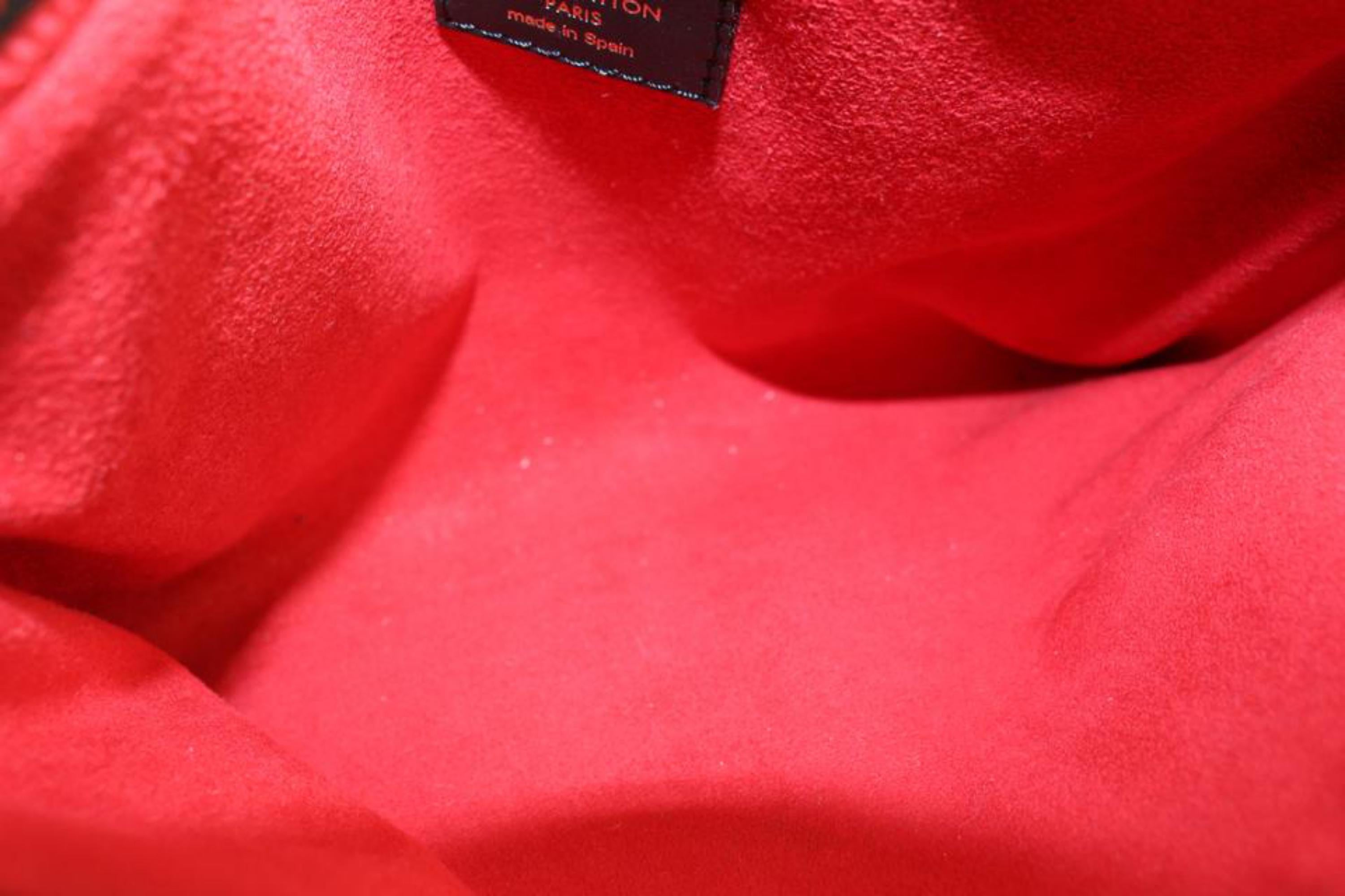 Brown Louis Vuitton Monogram Tuileries Pochette Caramel Toiletry Clutch 1217lv11