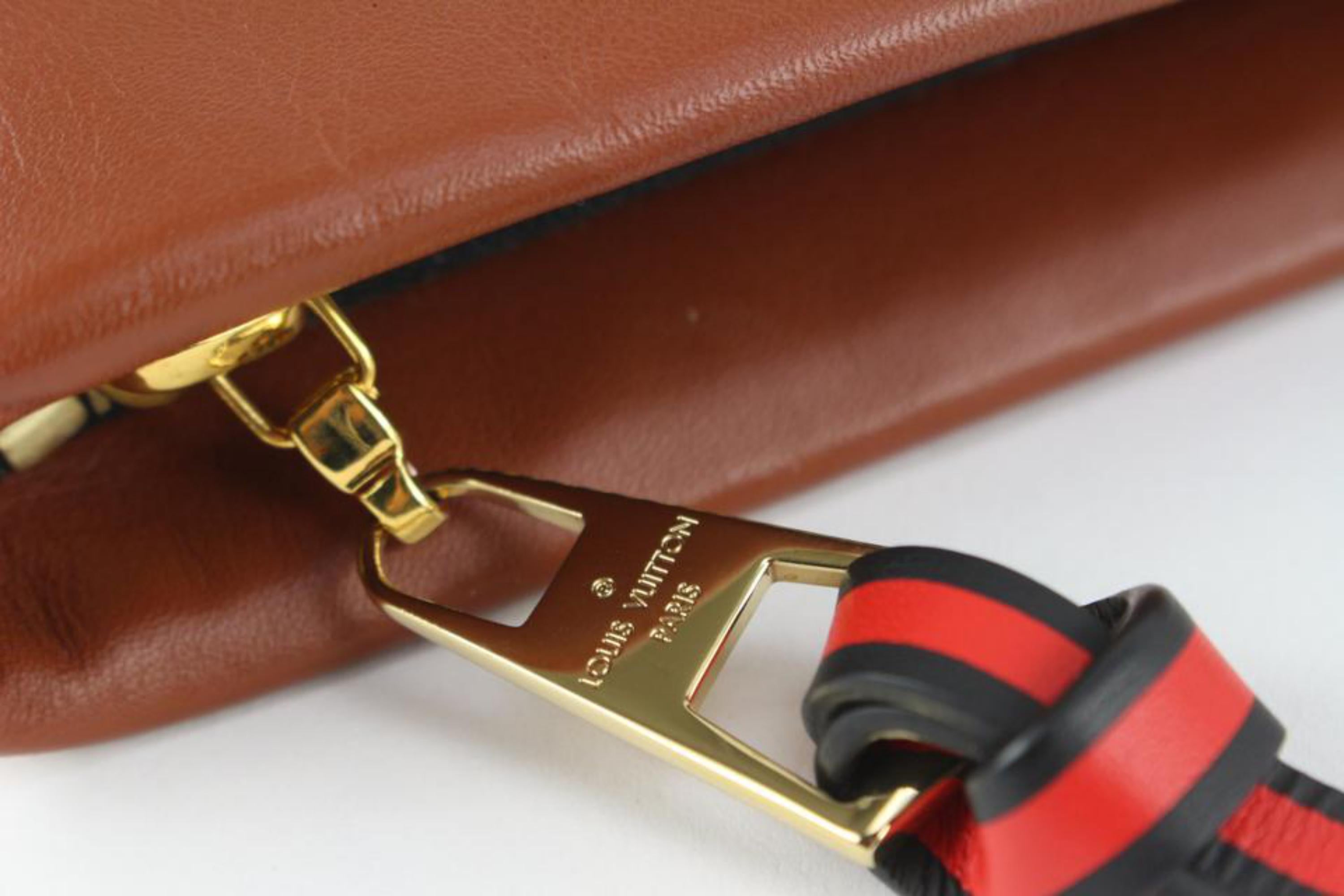 Louis Vuitton Monogram Tuileries Pochette Caramel Toiletry Clutch 1217lv11 1