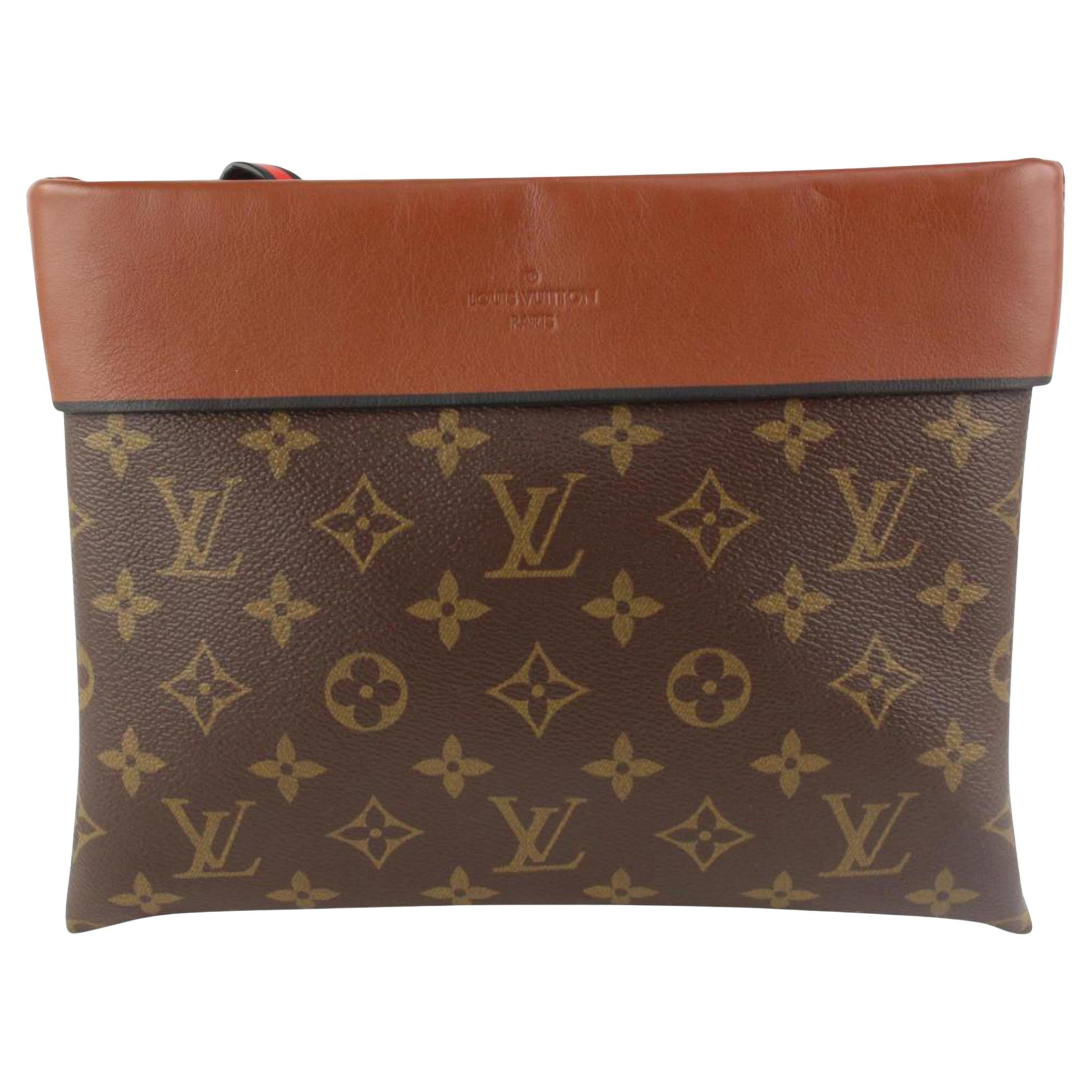 Louis Vuitton Monogram Tuileries Pochette Caramel Toiletry Clutch 1217lv11