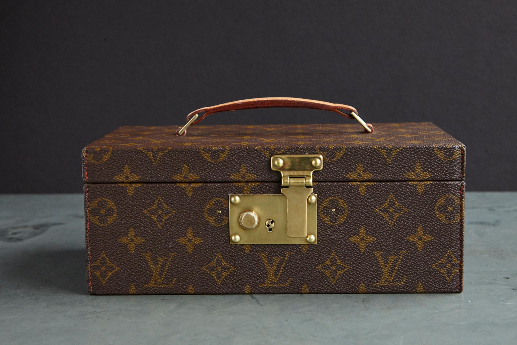 French Louis Vuitton Monogram Vanity or Cosmetic Case from the Collection of Ann Turkel