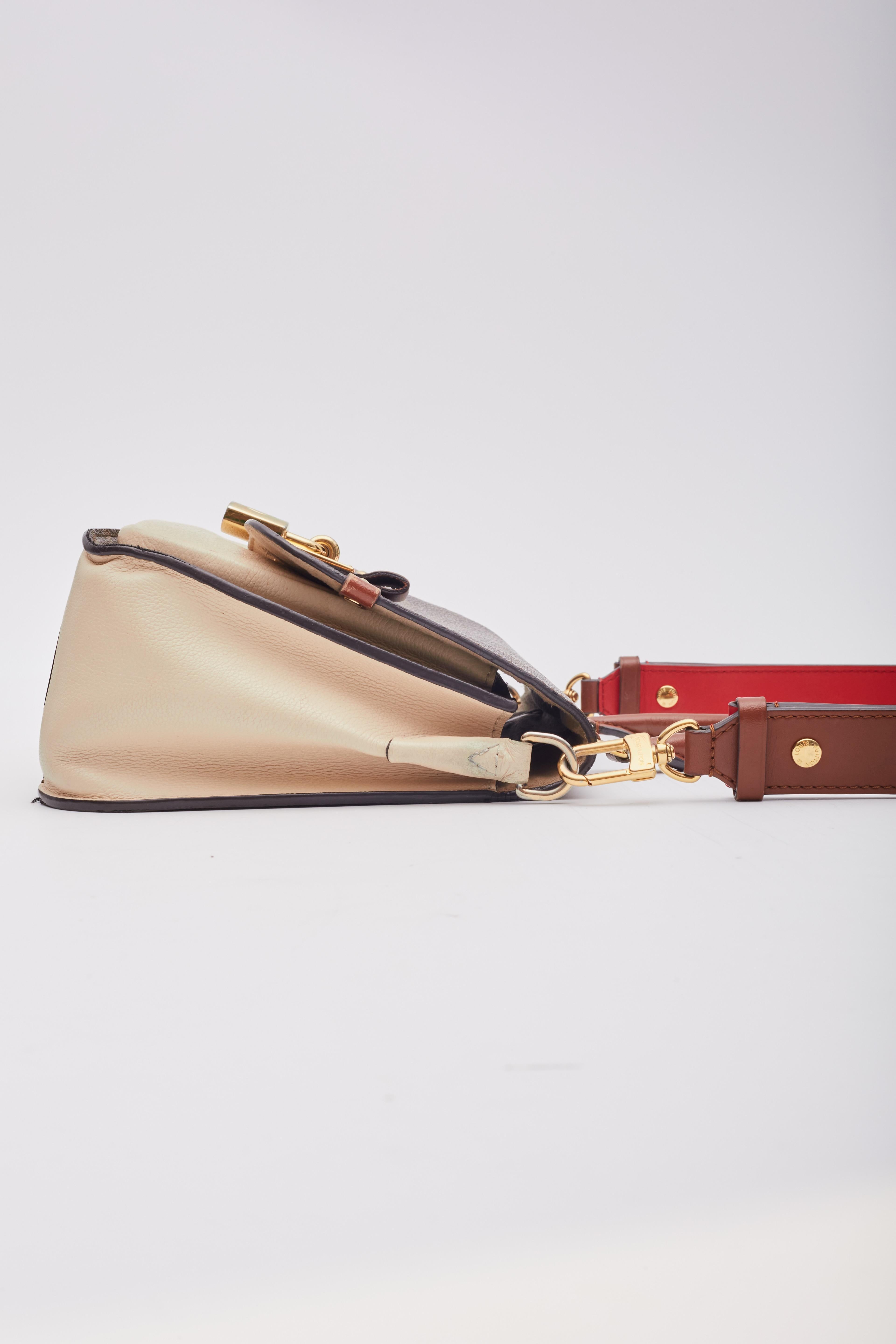 Louis Vuitton Monogram Vaugirard Creme Handbag For Sale 2