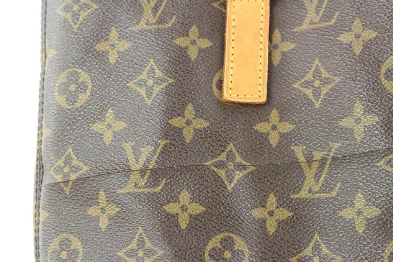 LOUIS VUITTON Luco Used Tote Shoulder Bag Monogram Leather M51155