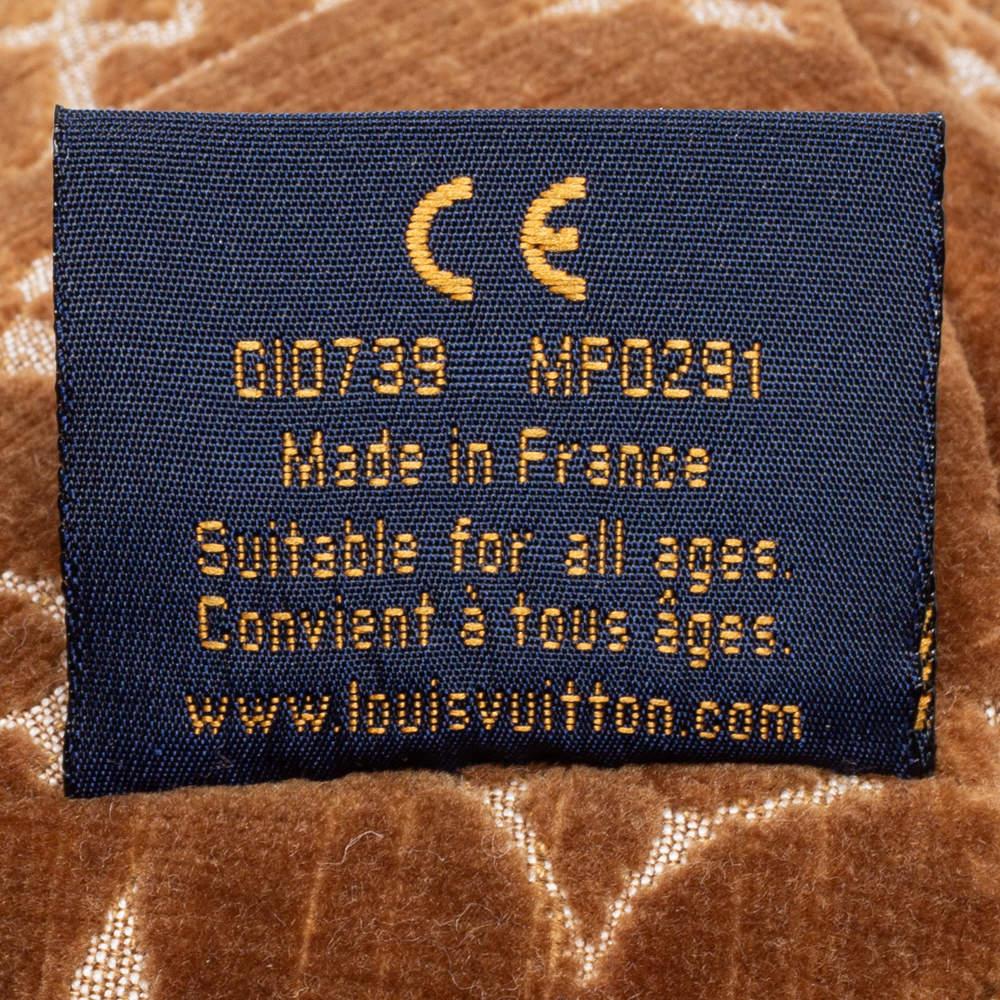 Louis Vuitton Monogram Velour DouDou Teddy Bear 1