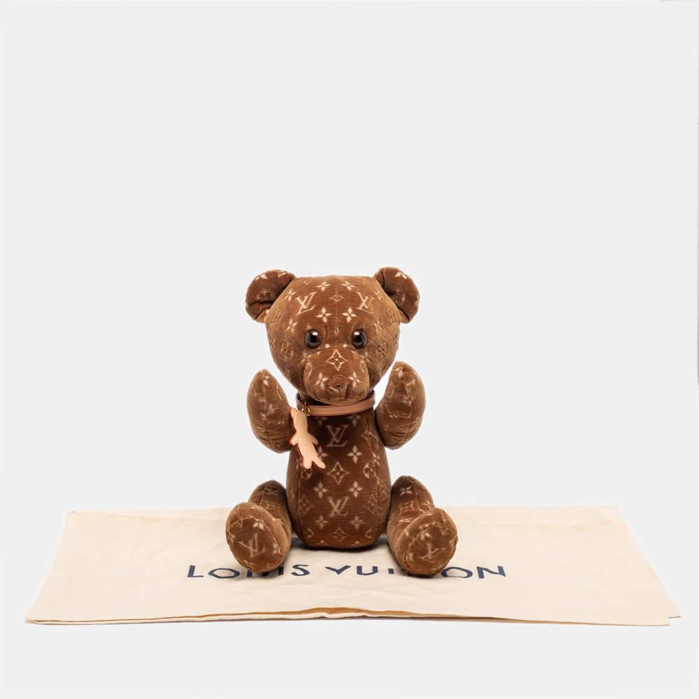 Louis Vuitton Monogram Velour DouDou Teddy Bear 2