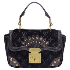 Louis Vuitton Monogrammierte Velours Irvine Tasche