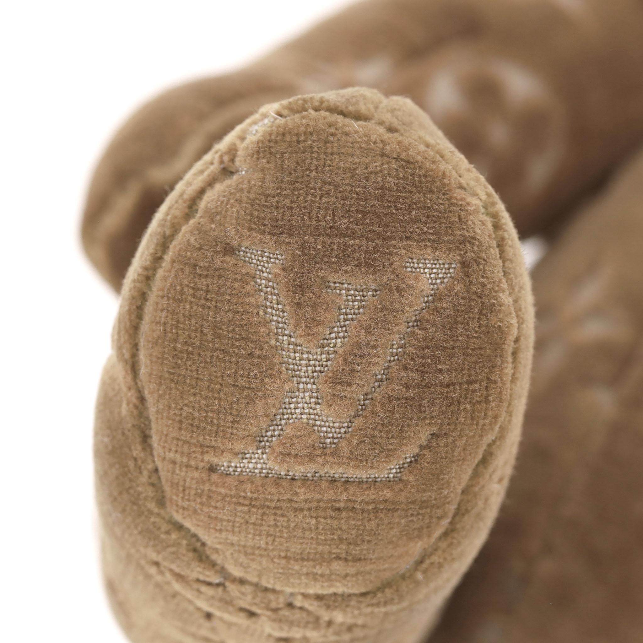 da uomo o donna Orsacchiotto in velluto Monogram Louis Vuitton PM in vendita